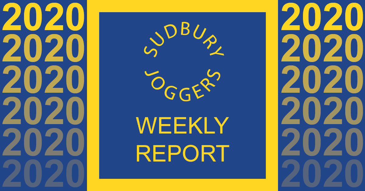 Sudbury Joggers Weekly Report